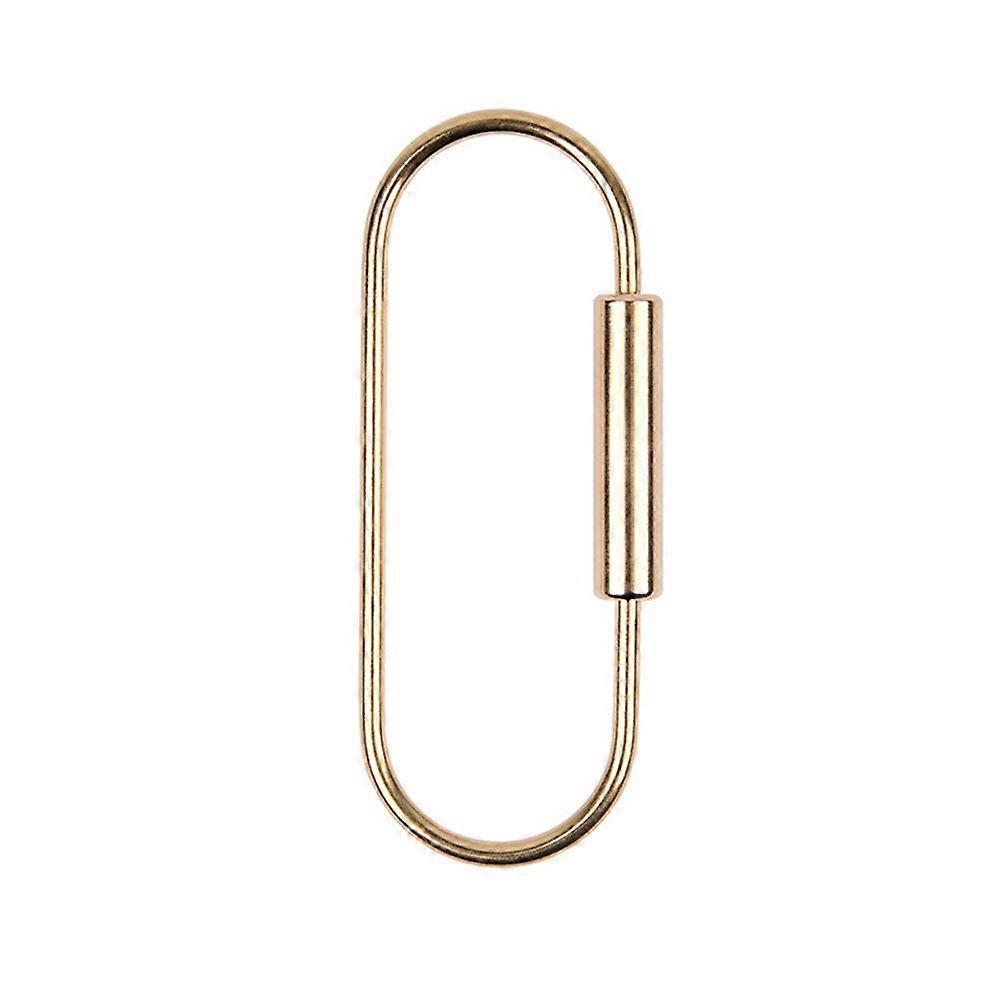 Creative Design Rice Screw Lock Lock Main Chain Beautiful Ring, Simple EDC Keychain Hanging Ring Practical Handicrafts