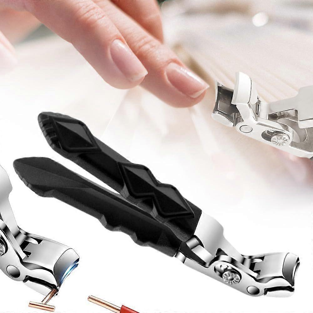 Long Handle Pro Toenail Clippers, 2025 New Nail Clippers for Seniors Nail Clippers for Thick Toenails, Wide Jaw Opening Toe Nail Cutter Curved Toenail