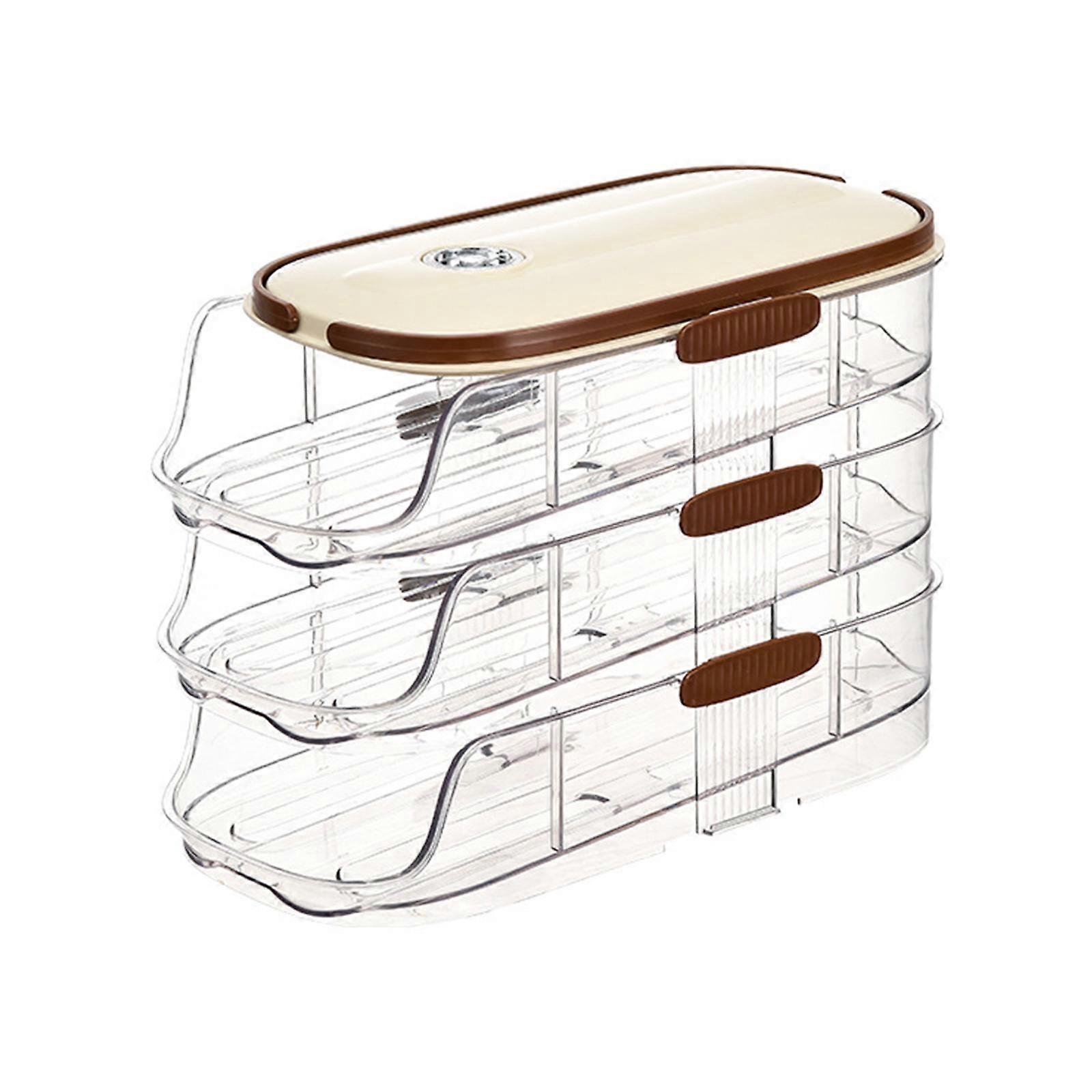 Egg Holder for Fridge Storage Container for Cupboard Refrigerator Restaurant