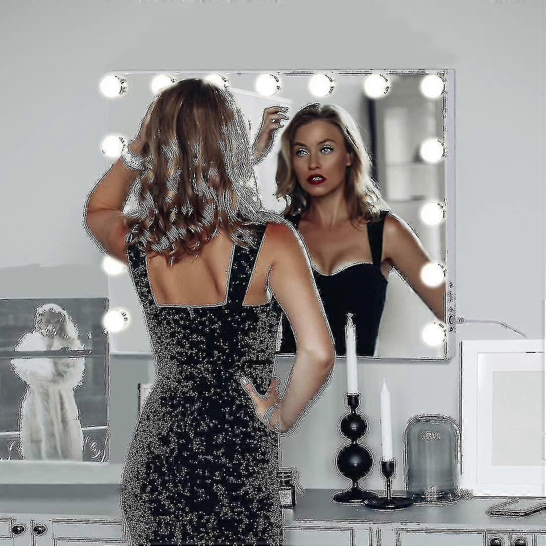 Mirror Usb Makeup Lights Lighted Bulbs 3 Colors Modes, Touch Control, Usb Charging Port (only Bulbs)