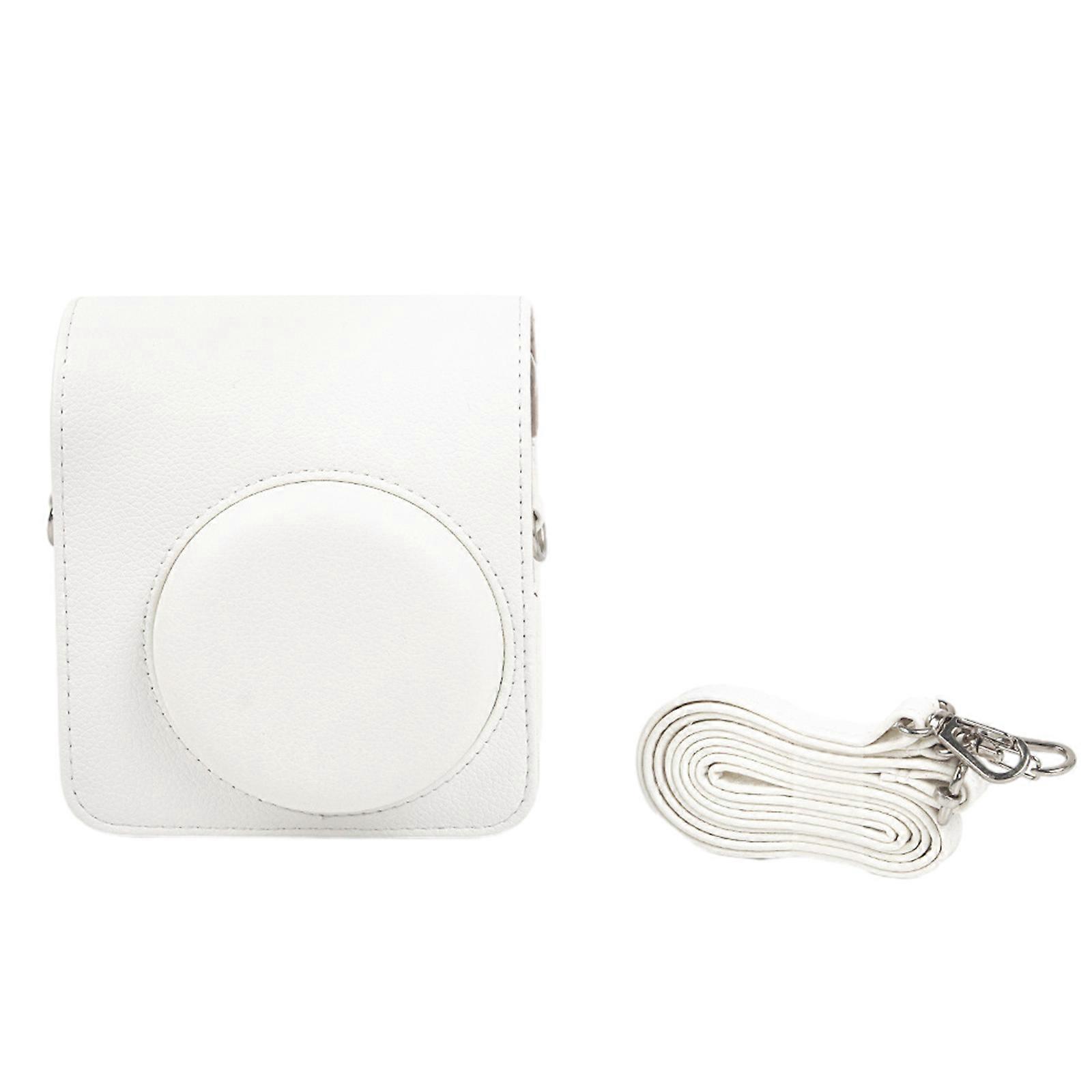 Carrying Storage Bag with Removable Adjustable Strap Camera Shoulder Bag Anti-Scratch for Mini 40 Instant Camera White