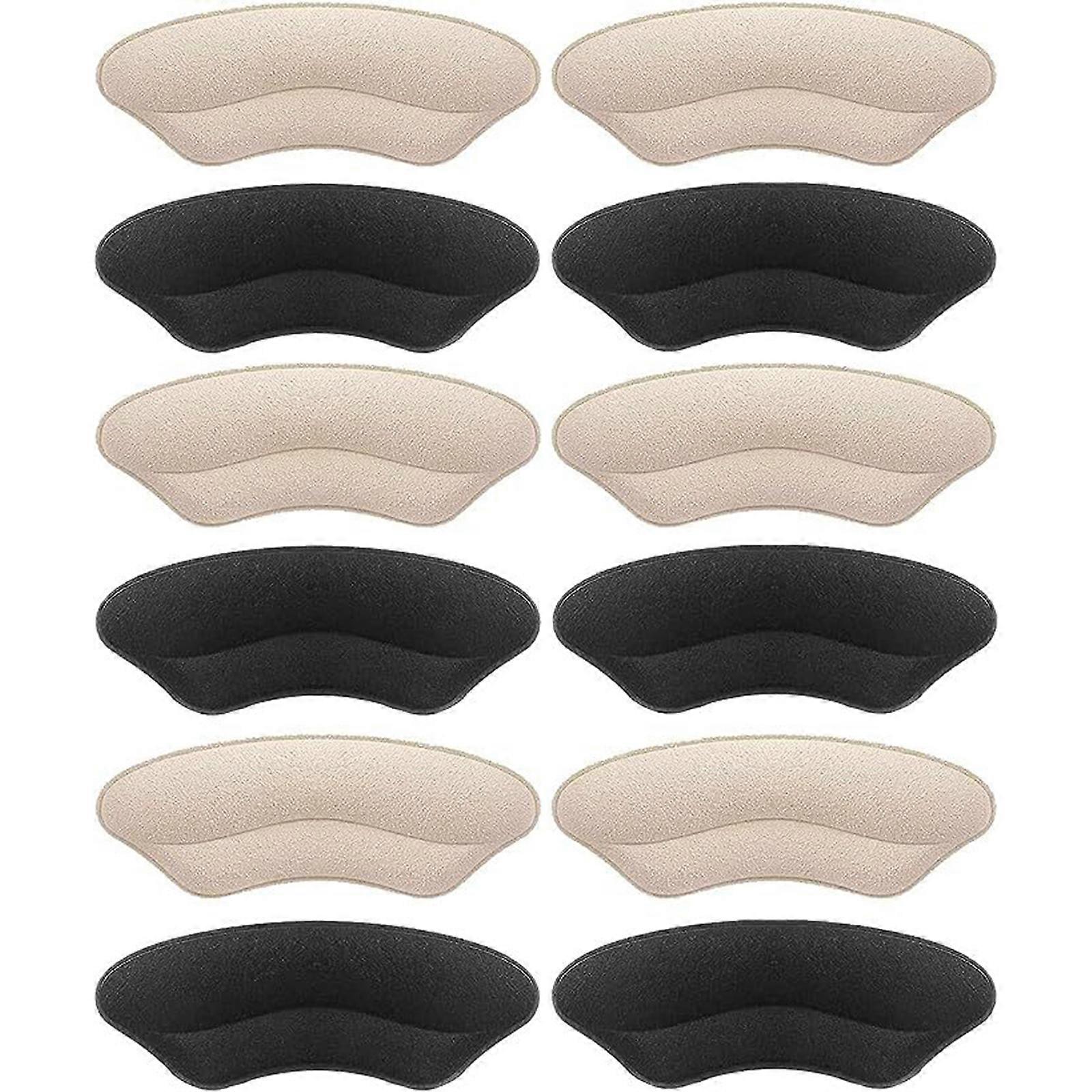 Heel Liner Cushions for Shoe Sizing 2Pairs Anti Slip Pads Comfortable Shoe Fillers for Loose Heels Adhesive Heel Guards