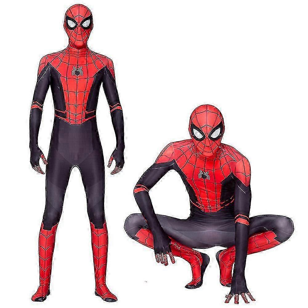 スパイダーマン:ファー・フロム・ホーム スパイダーマン コスプレ ボディスーツ 大人 ユニセックス ハロウィンパーティー ゼンタイ 仮装 パフォーマンスコスチューム