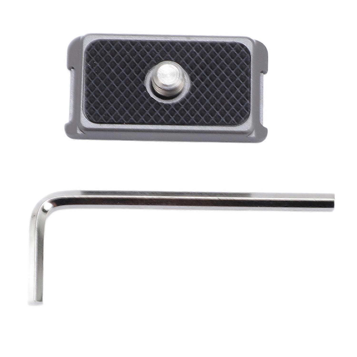Quick Release Plate 1/4in Screw Aluminium Alloy and Silicone Magnetic QR Camera Mount Adapter for 36