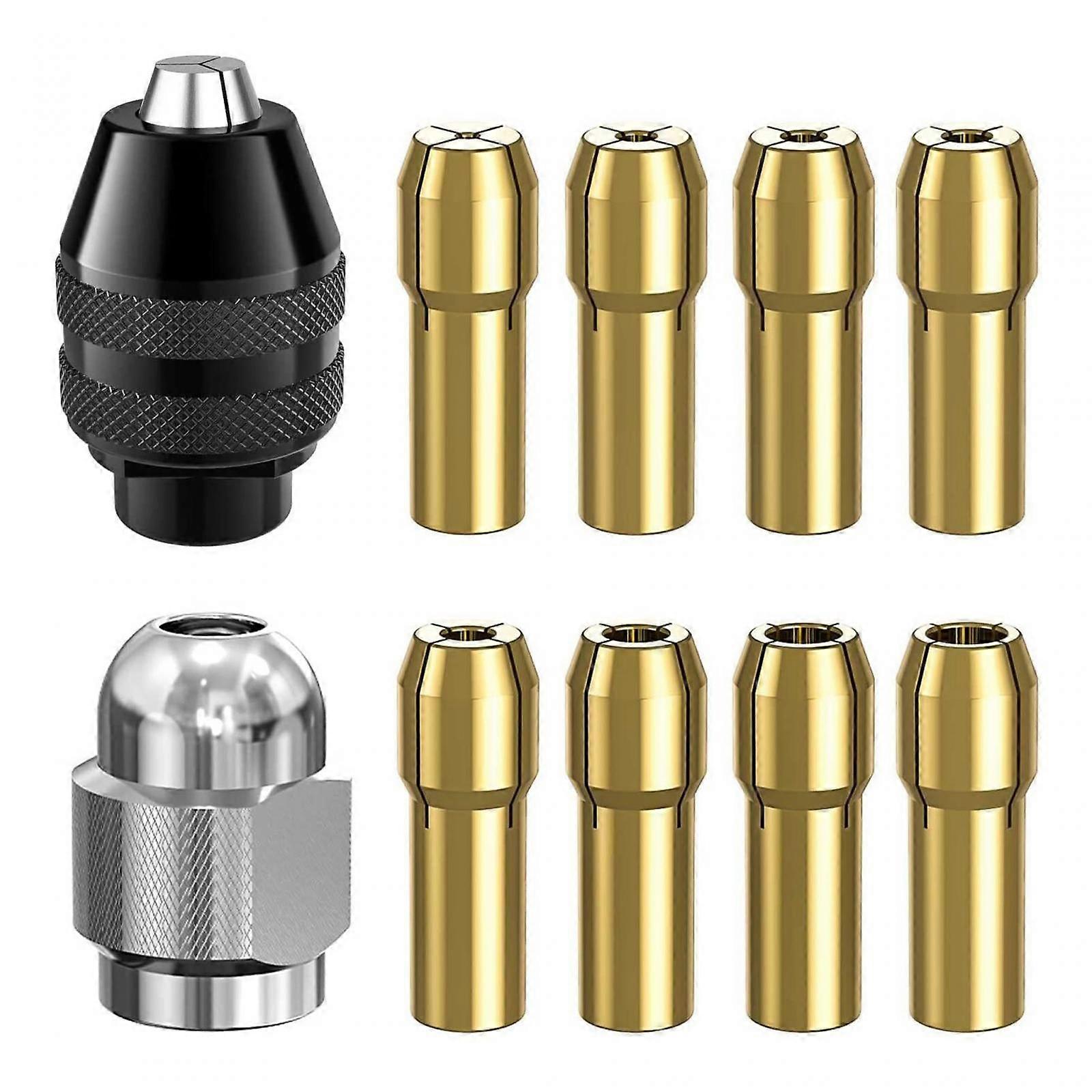 M8 Power Tool Replacement Set Engraver Quick Change Collets Drill Chuck Set