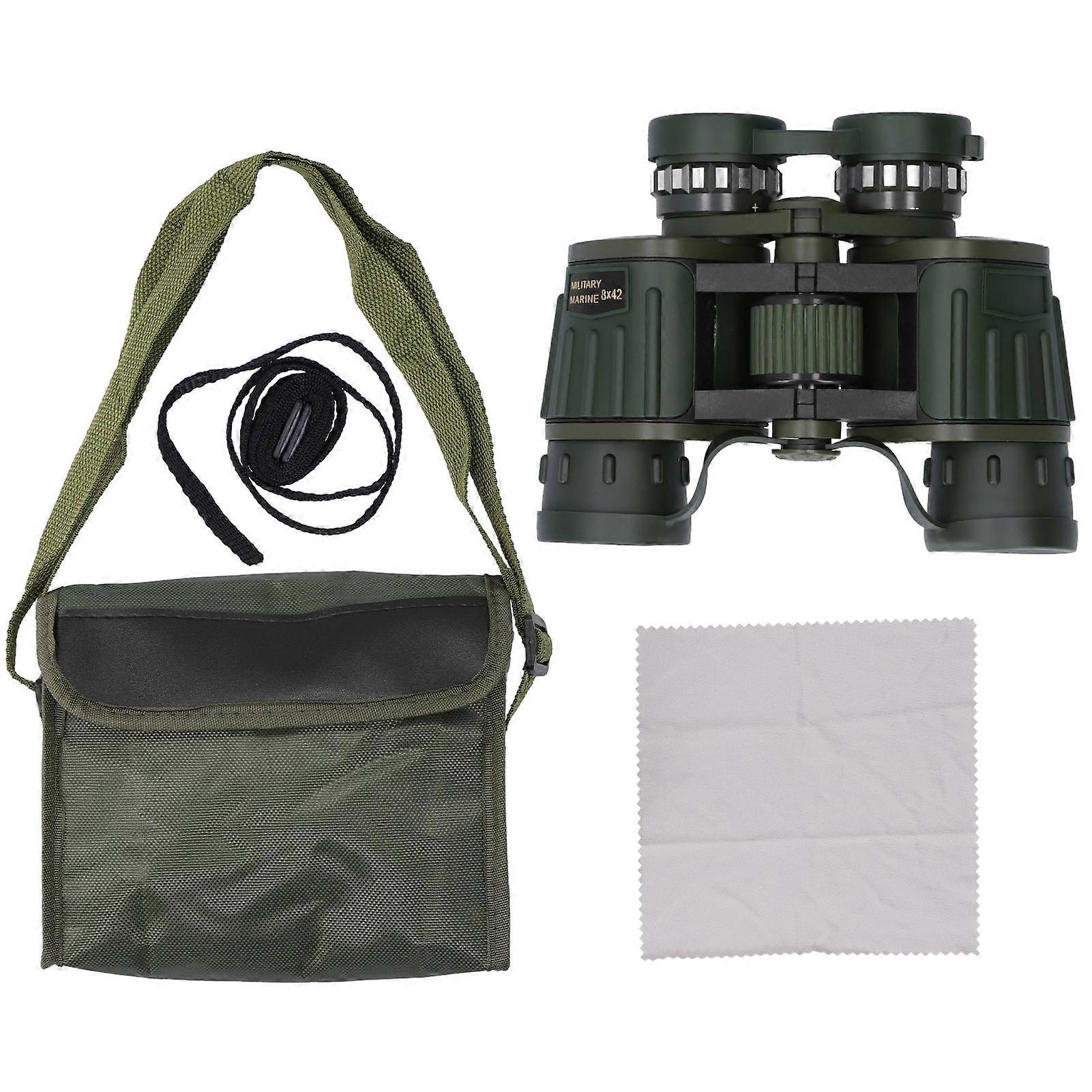 Binoculars Low Light Night Viewing Waterproof Mildew Proof Outdoor Product Army GreenDF-8X42