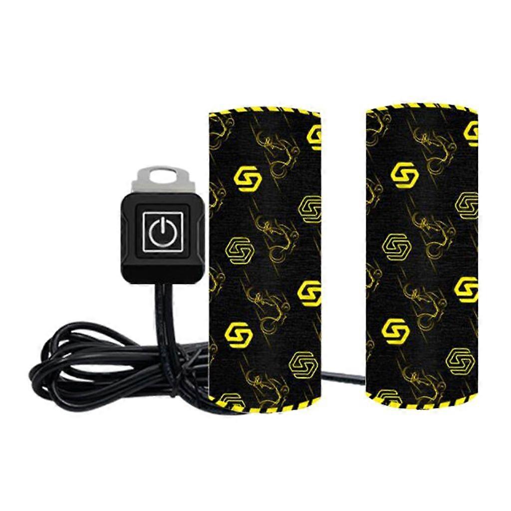 スノーモービルATV USB DC5Vハンドルバーウォーマーキット用オートバイ加熱ハンドルグリップ