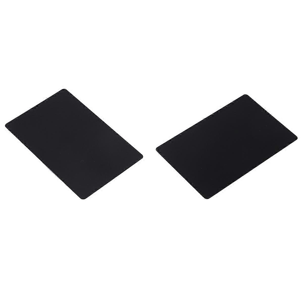 100 Pcs Metal Engraving Blanks Aluminum Sheet, Matte Black