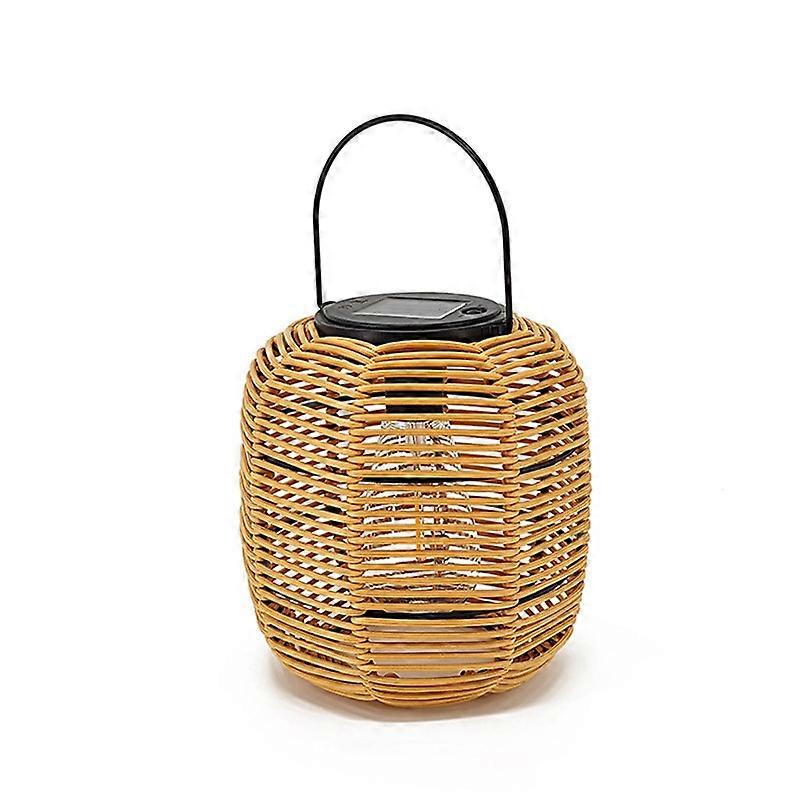 Solar Rattan Hanging Lantern,Solar Lantern with Handle