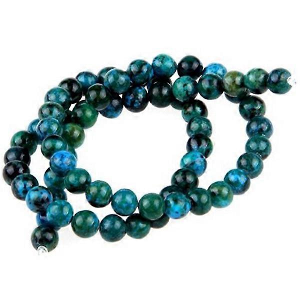 Gemstone Chrysocolla stone round 6mm beads