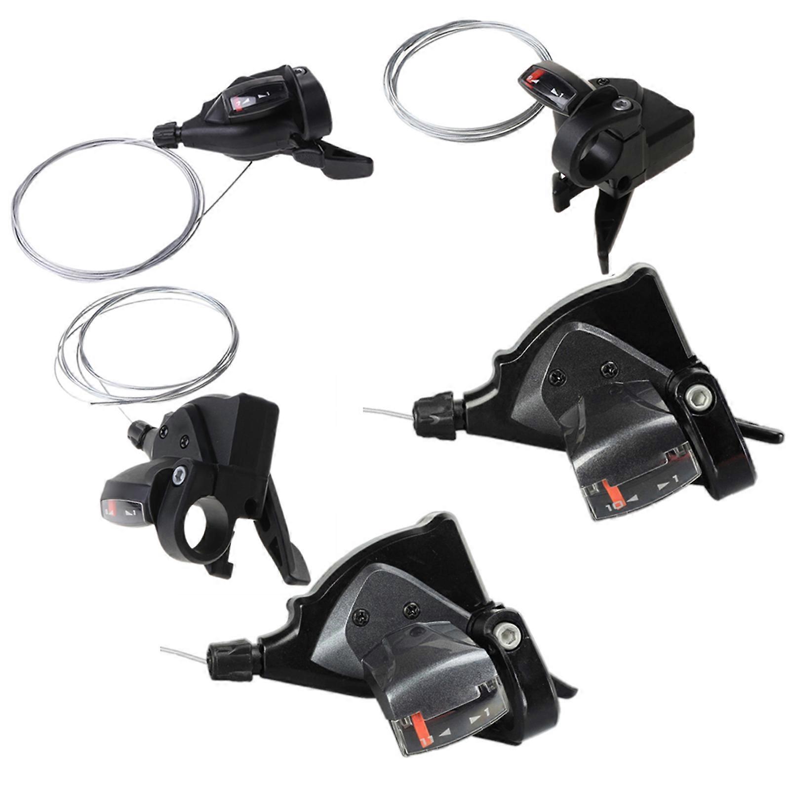 Bicycle Speed Lever Twist Shifter, Bike Cycle Gear Grip Shift Speed Shift Rolling Handle Reverse Stick Twist Grip Device Black