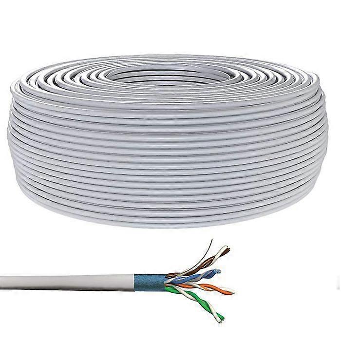 Bulk Cable - Wentronic - CAT 5e - 100 m - FTP - Gray