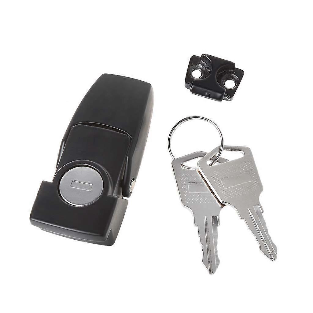 Black Coated Metal Cabinet Latch Lock for Security