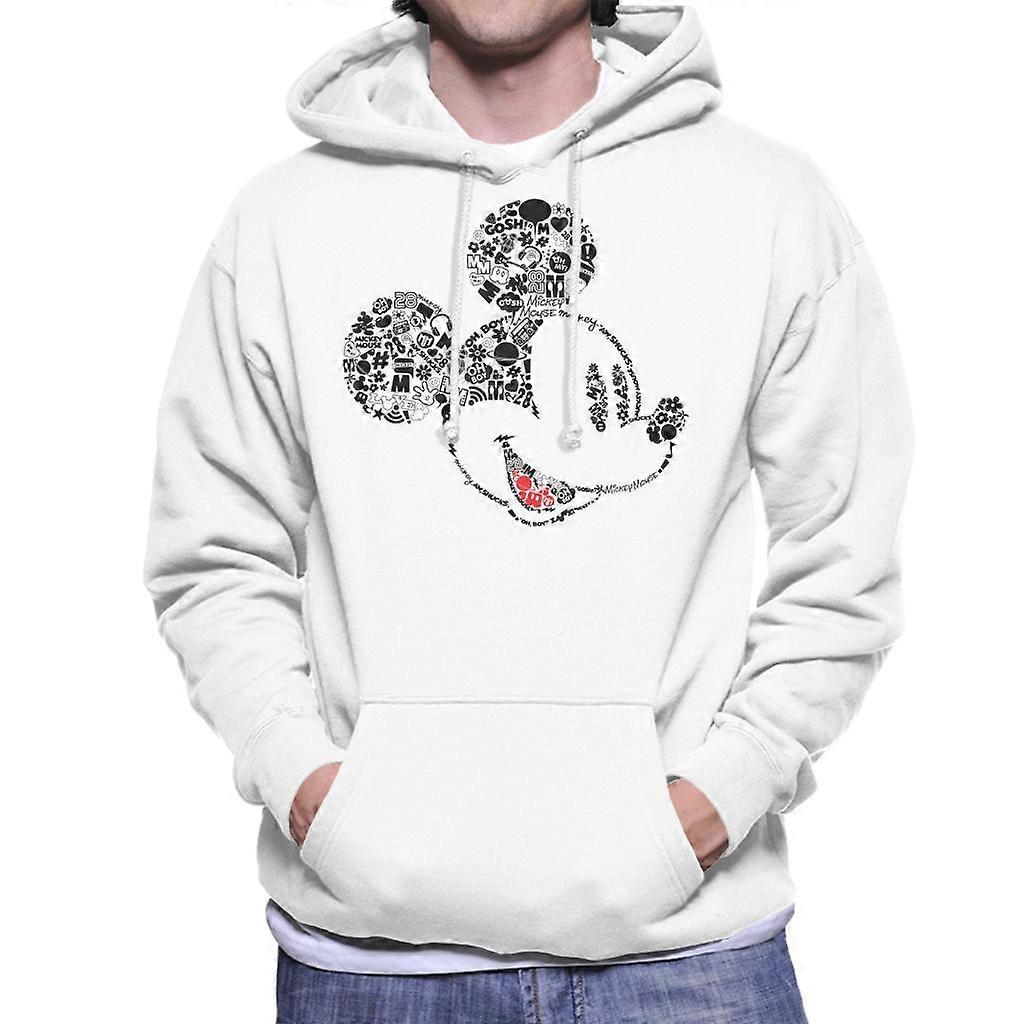 Disney Mickey Mouse Icons Head Men's Hooded Sweatshirt