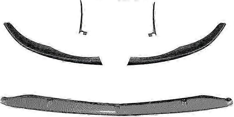 Car Front Bumper Lip Diffuser Spoiler For Mercedes For Benz C-class W205 C205 S205 C63 C63s Only AMG 2015-2022 Car Front Bumper Lip (Color : Glossy Bl