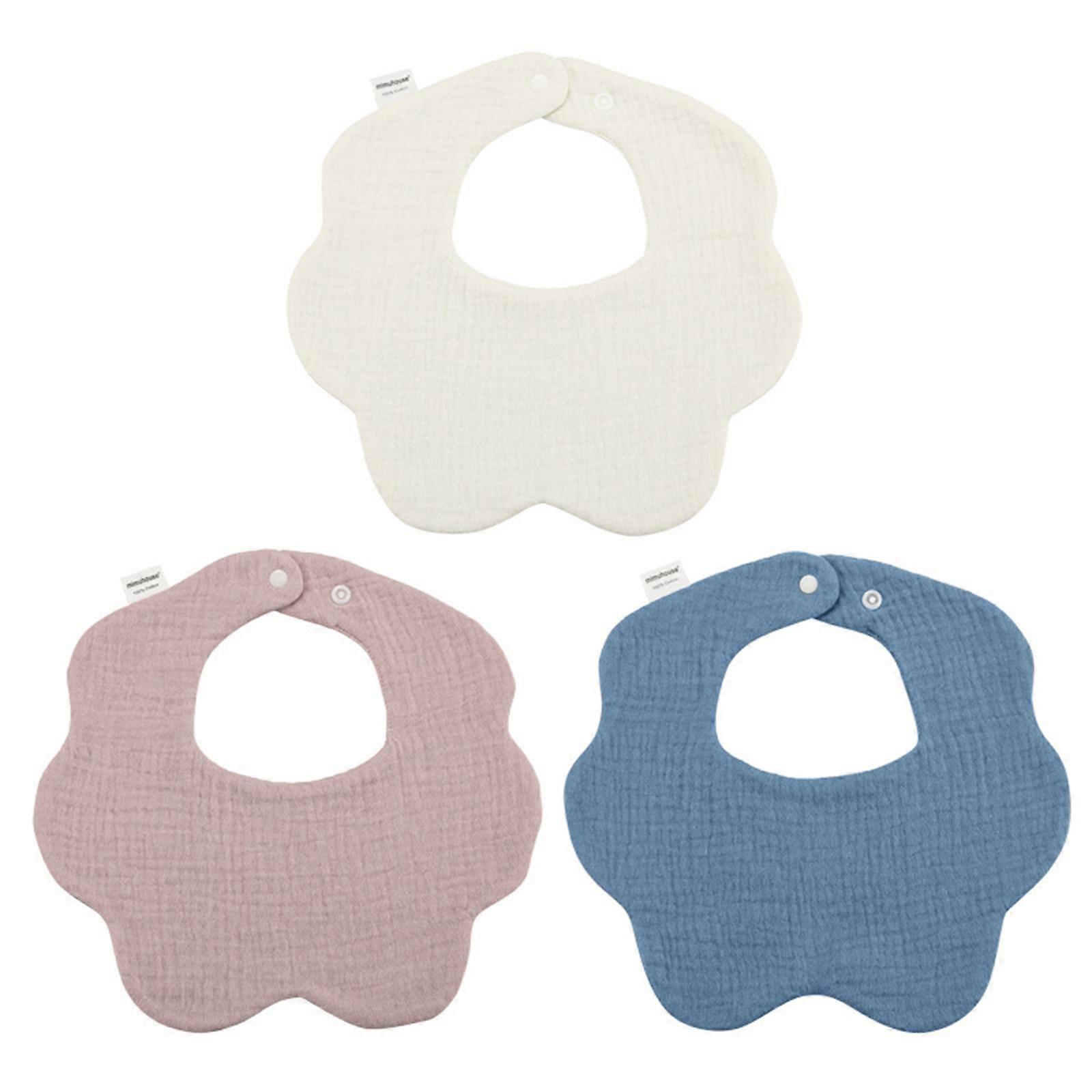 Bebek Bandana Drool Önlük Emici Pamuk Bandana Önlük Bebek Drool Önlük Diş Çıkarma Önlükler Mendil Önlükler Bebek Yürümeye Başlayan Çocuk seti için 4