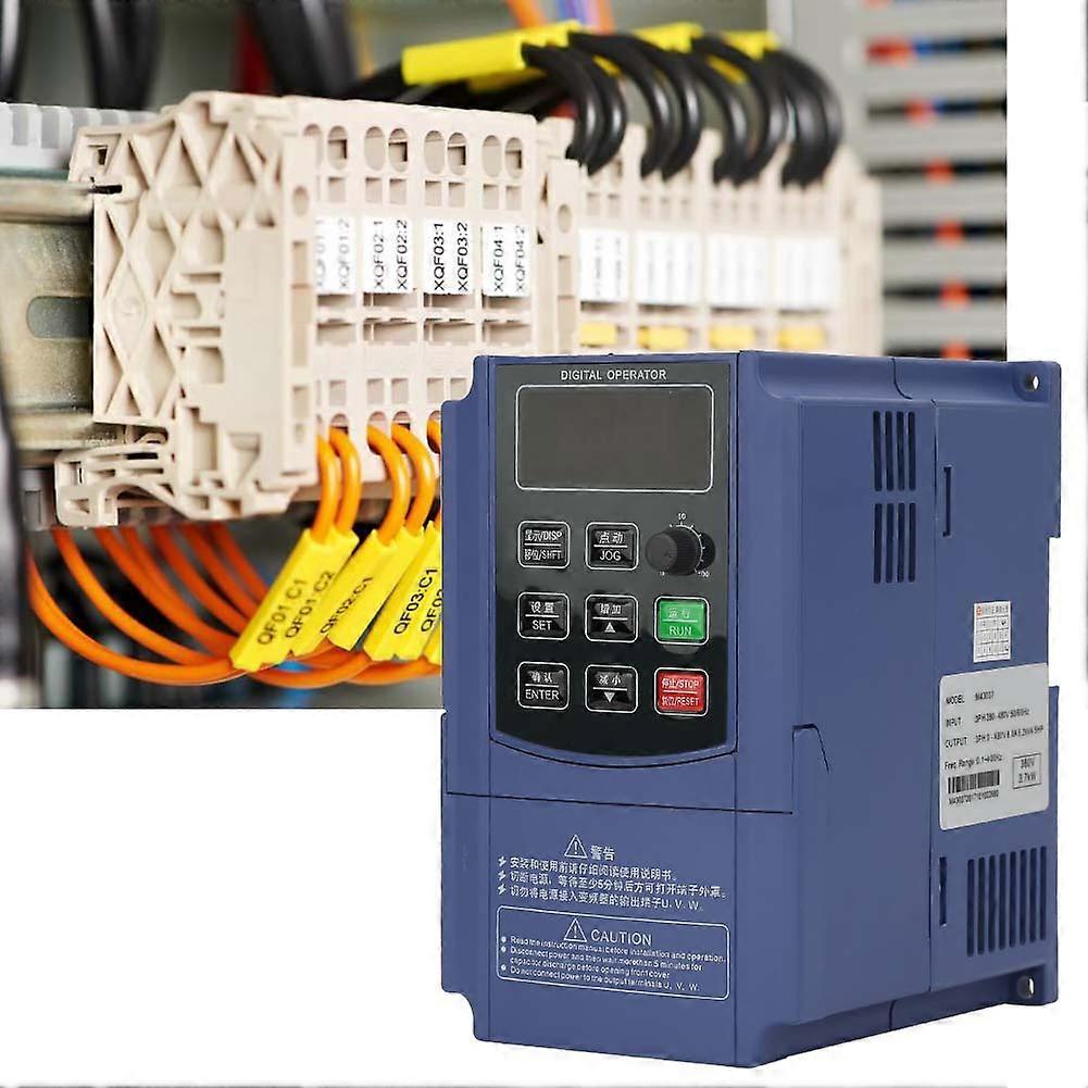 380V 3.7KW Entrée triphasée Convertisseur de fréquence de sortie triphasé VFD