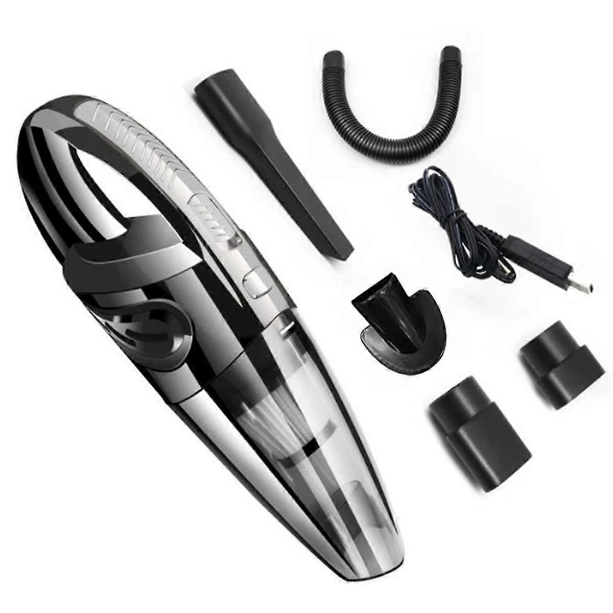 1 Set Car Vacuum Cleaner Small Car Interior Vacuum Cleaner Silver