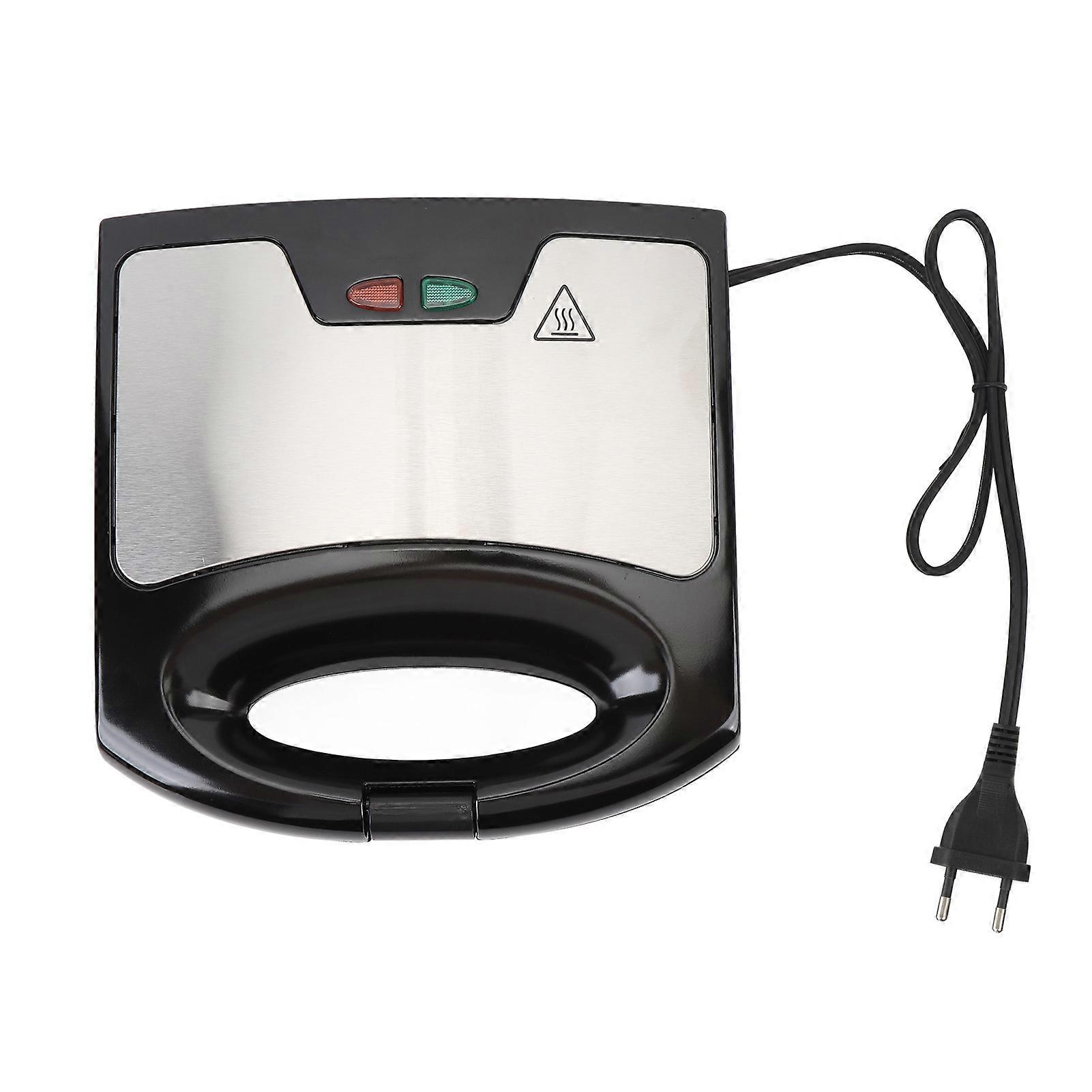 800W Waffle Maker Machine Non Stick Plate Space Saving Compact Small Electric Grill Ideal for Breakfast Lunch Snacks