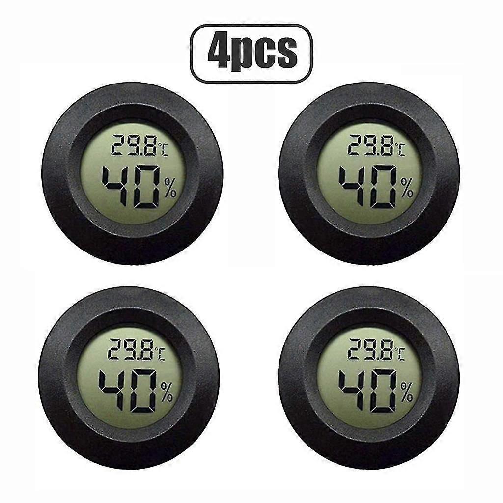 Mini Lcd Display Round Digital Thermometer,hygrometer Fridge Freezer