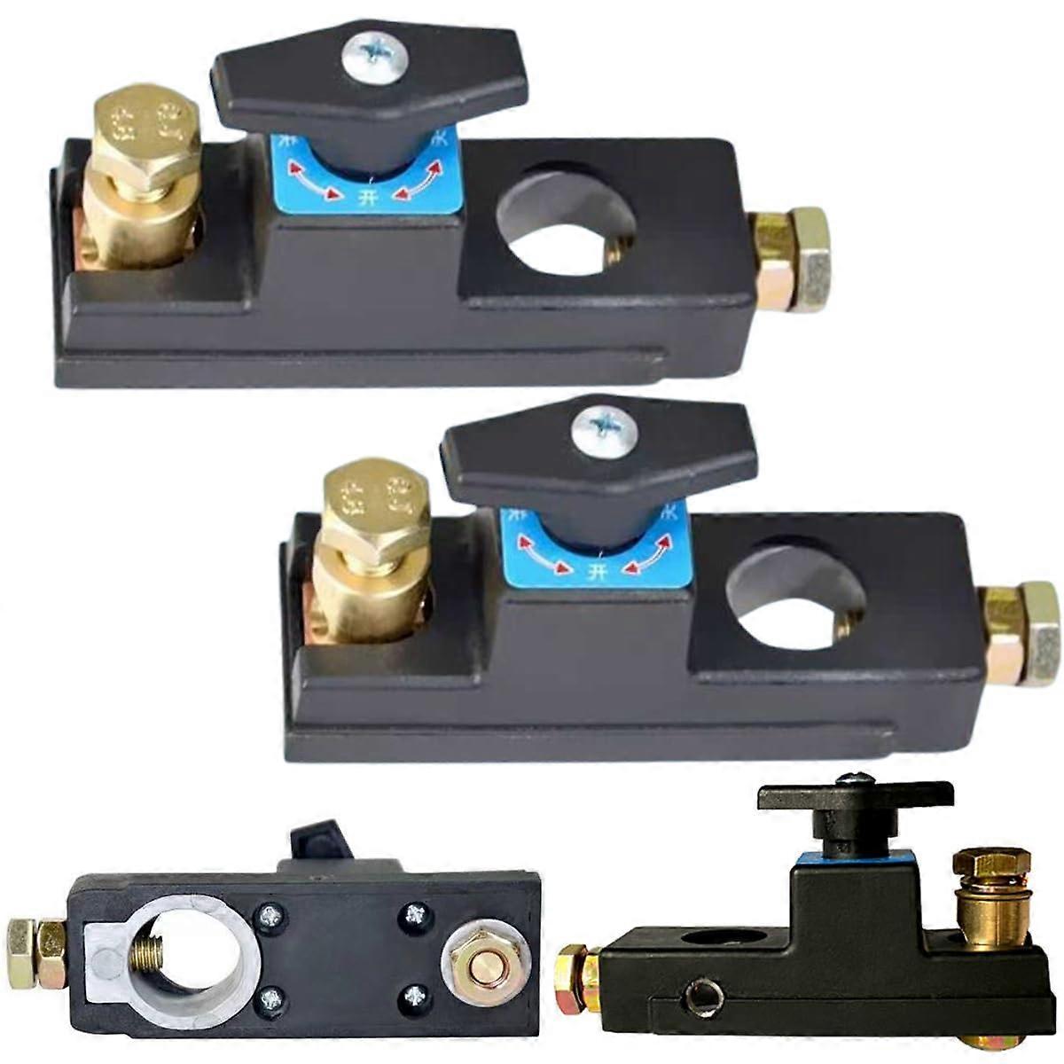 Battery Disconnect Switch for Car, RV, and Boat - Smart Automatic Power Off Switch, 2 Pack Heavy Duty 12V/24V Use