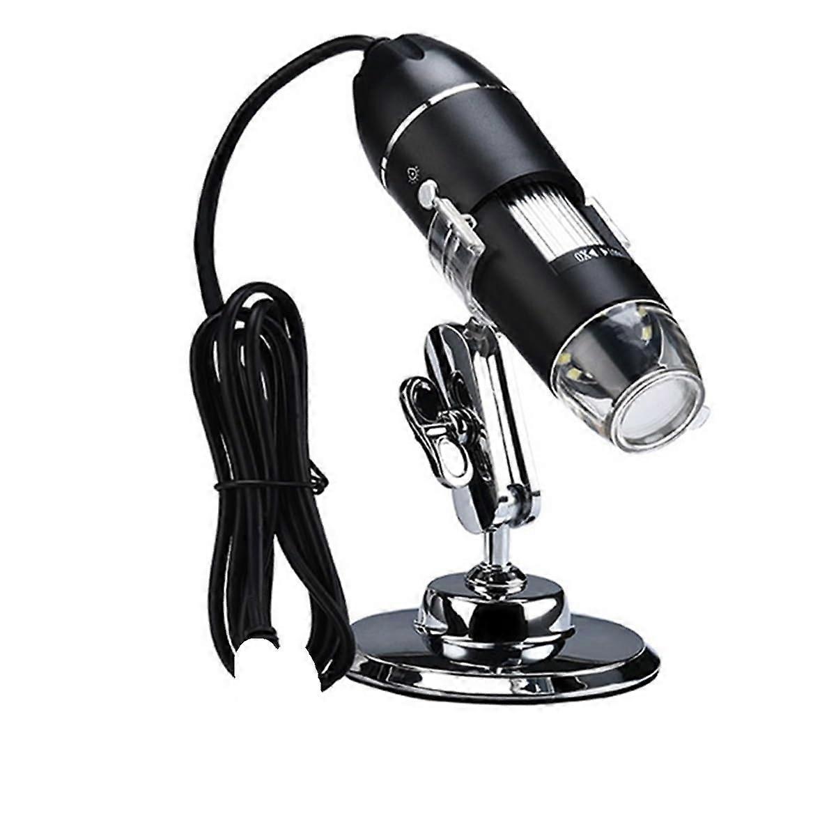 Lab Microscope Accessories 1600X Digital Handheld Microscope with HD Camera Portable Electronic Microscope for Students