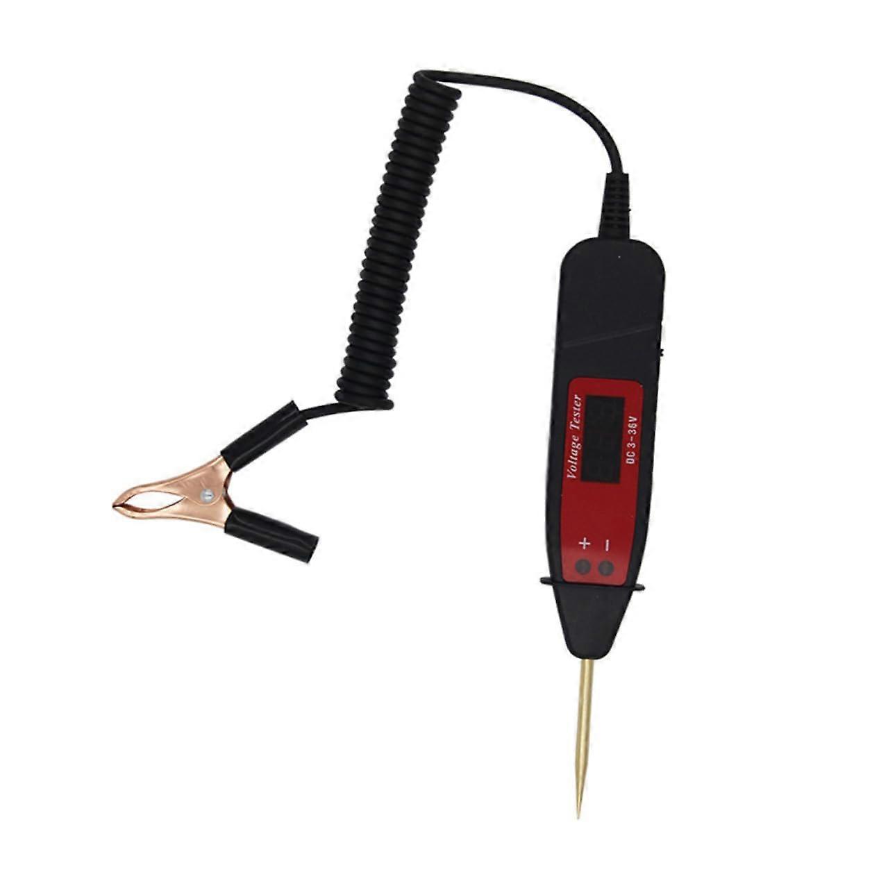 12v Tester Pen Universal Electric Testing Pen With Digital Display For Car Circuit Voltage Detection