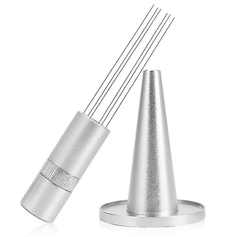Rotatable Espresso Coffee Stirrer Wdt Tool Needle Type Distributor Professional Barista Hand Distri