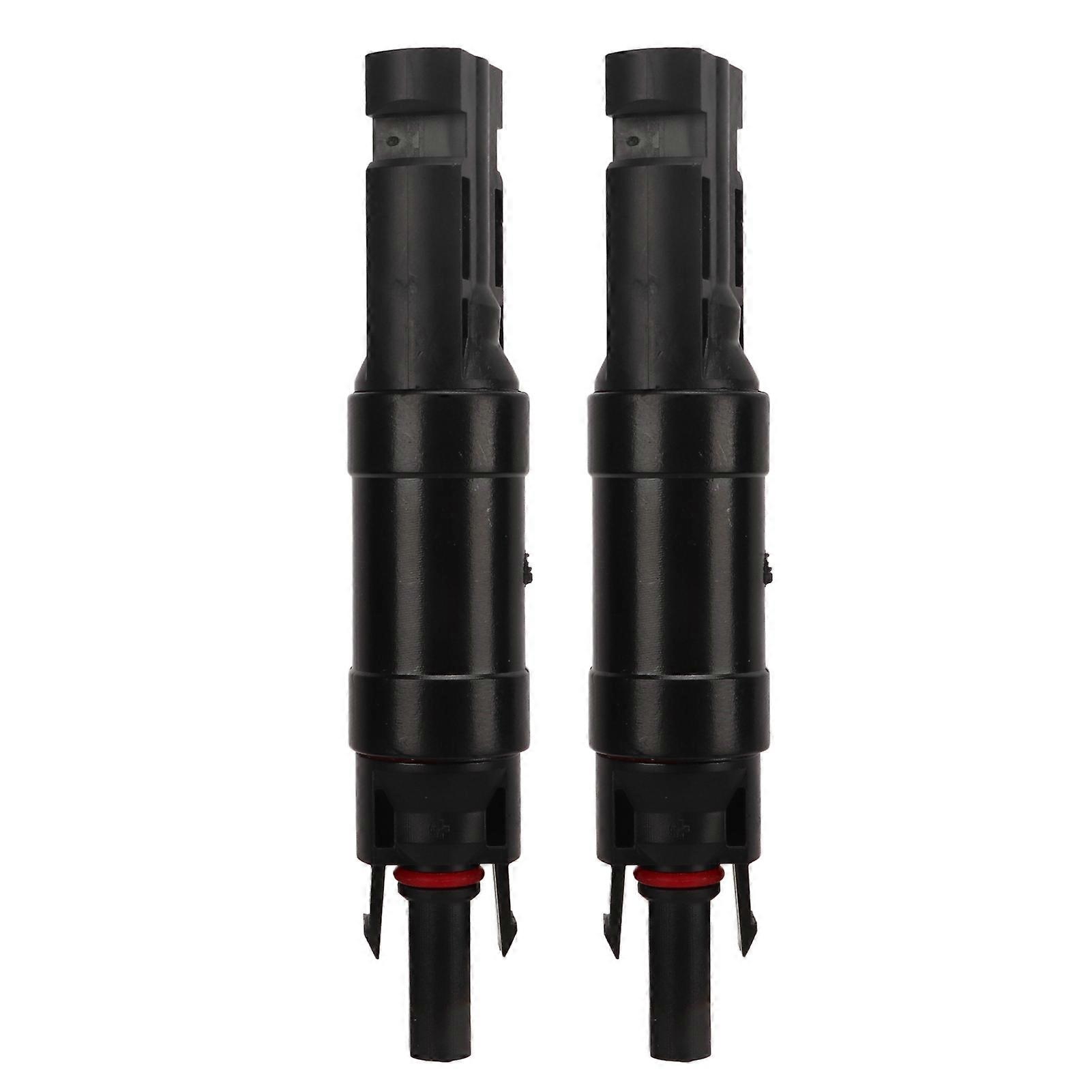 2 Pcs Solar Photovoltaic 20A IP67 Waterproof PV Diode Fuse Connector for Solar System Connection