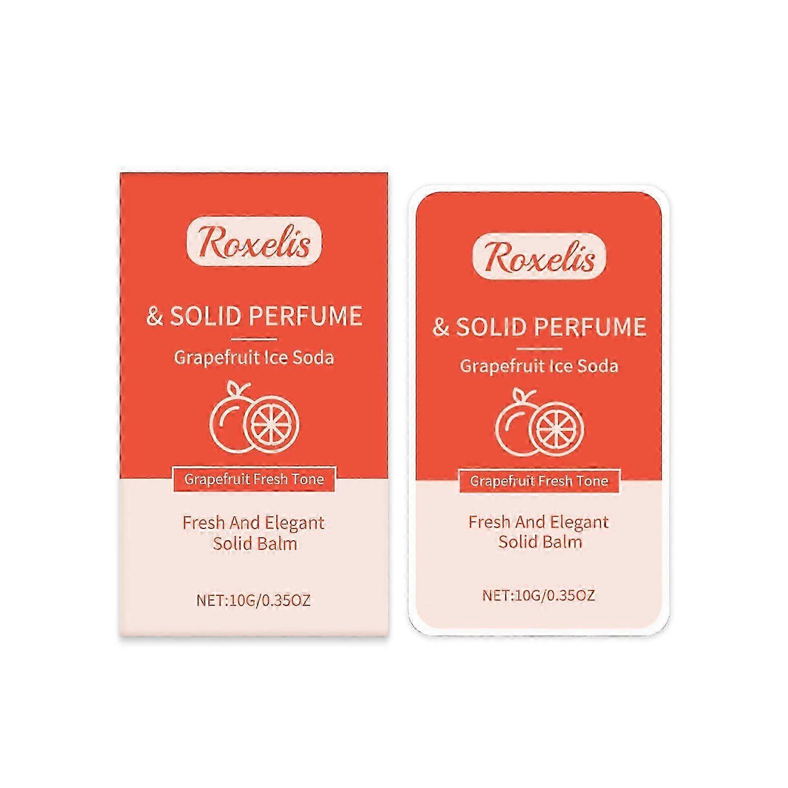 Grapefruit Solid Perfume Fruit Fresh Alight Fragrance Portable Solid Balm Fresh Solid Eau De Toilette