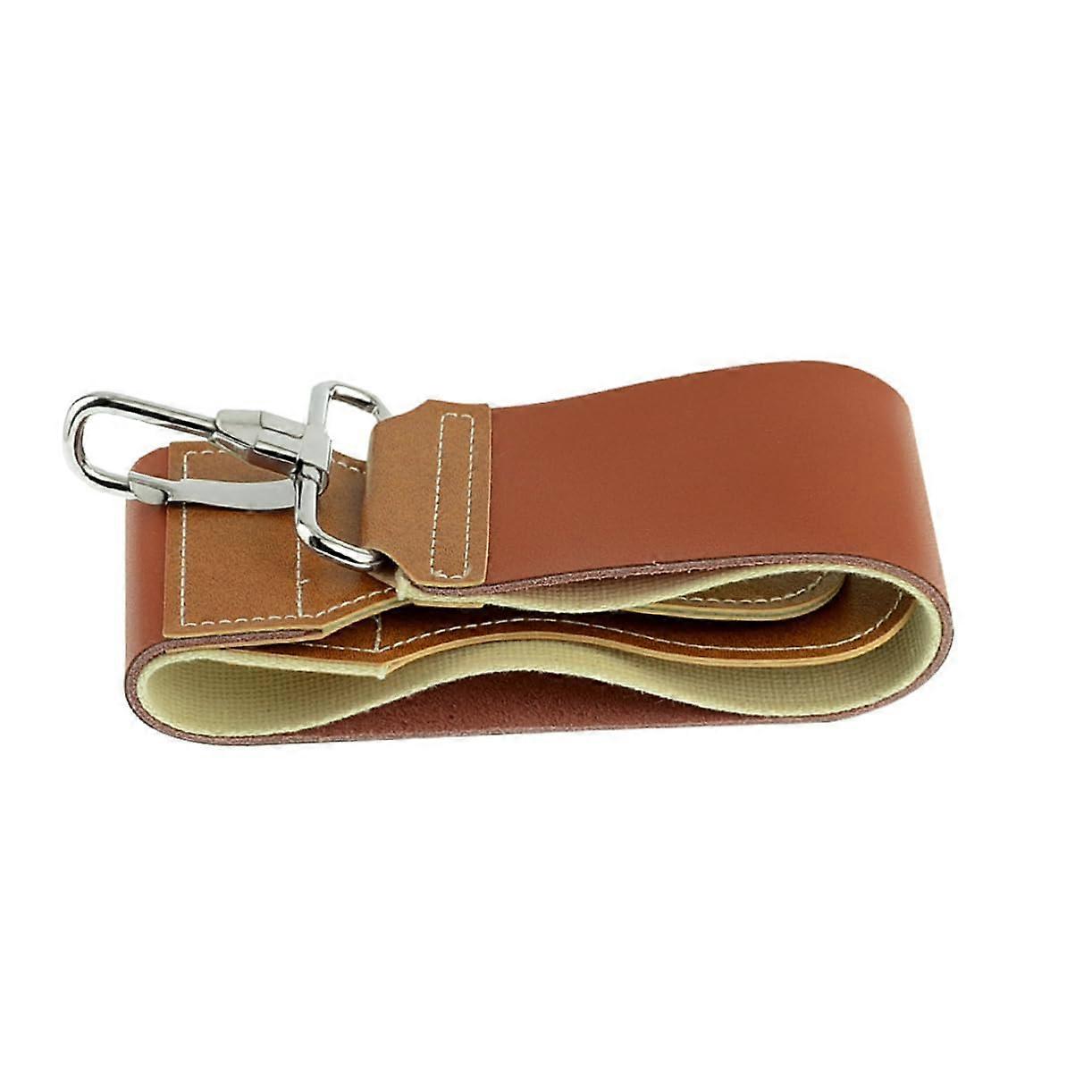 Vintage Razor Sharpening Cloth Double Sided Leather Strop Razor Strap for Barber Strop