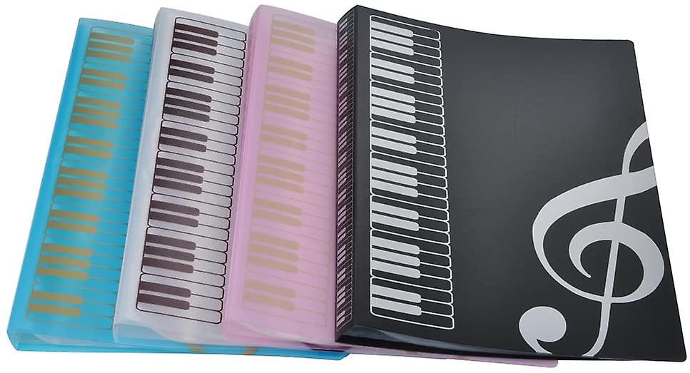 A4 Size Music Table File Folder A4 Size Documents Holder Storage Folder 40 Pockets (1a)