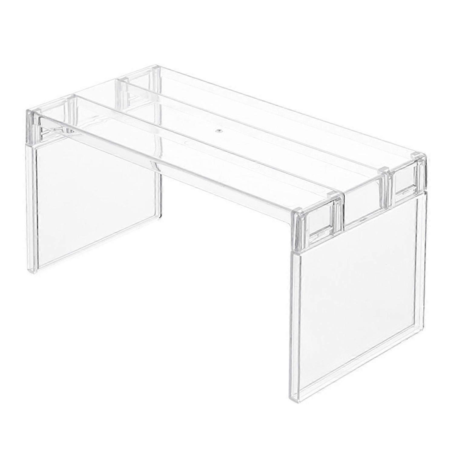 Transparent Assemble Fridge Shelf Divider Space Saving Rack Refrigerator Storage