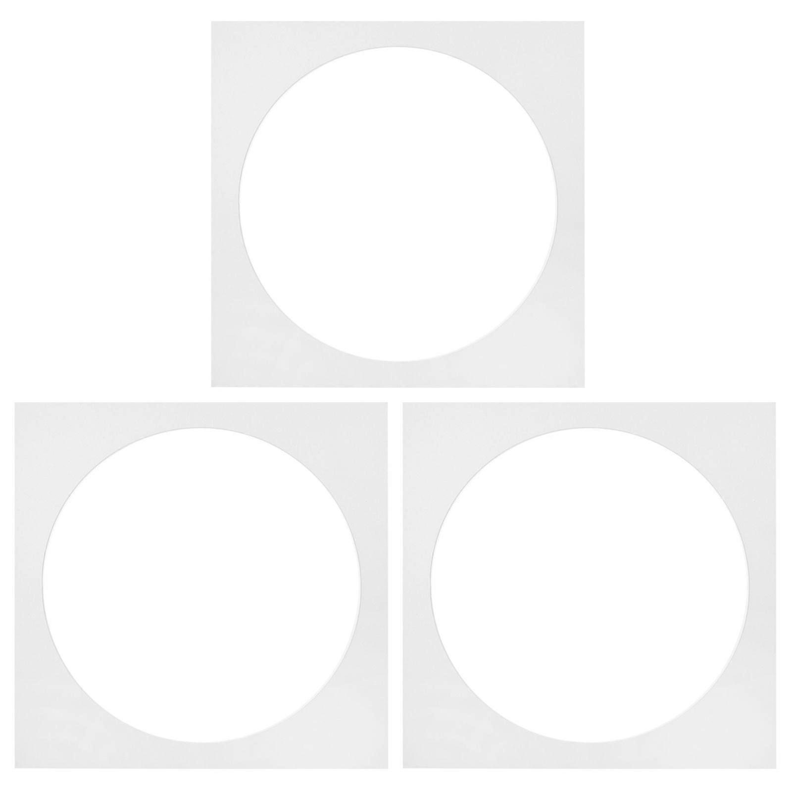 3pcs Pre-Cut Picture Frame Mattes Artwork Photo Display Backing Boards