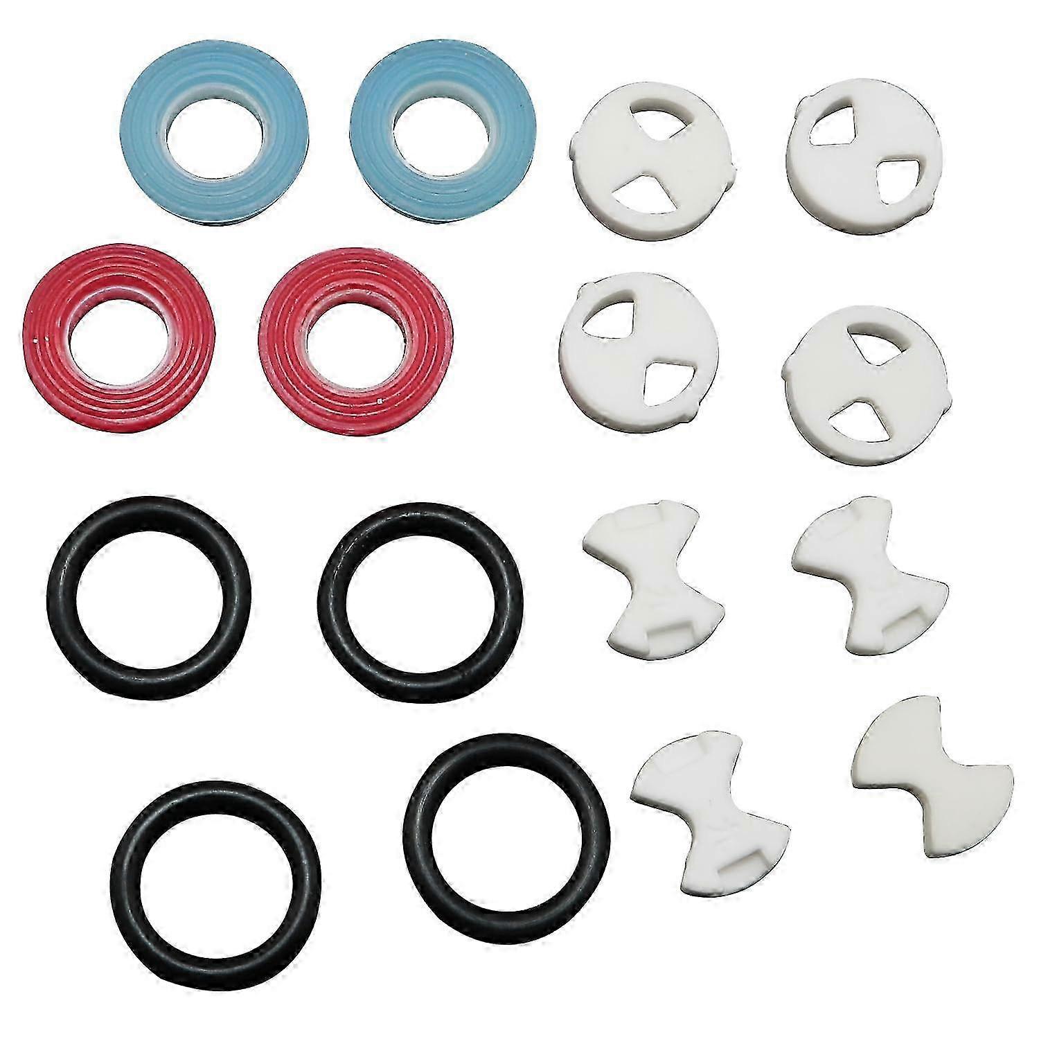 2-Pack Ceramic Disc Faucet Valve Core Kit - Copper Replacement Set