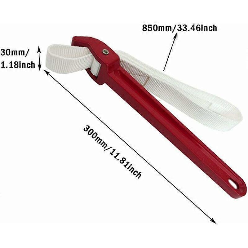 Efficient Lightweight Aluminum Strap Wrench