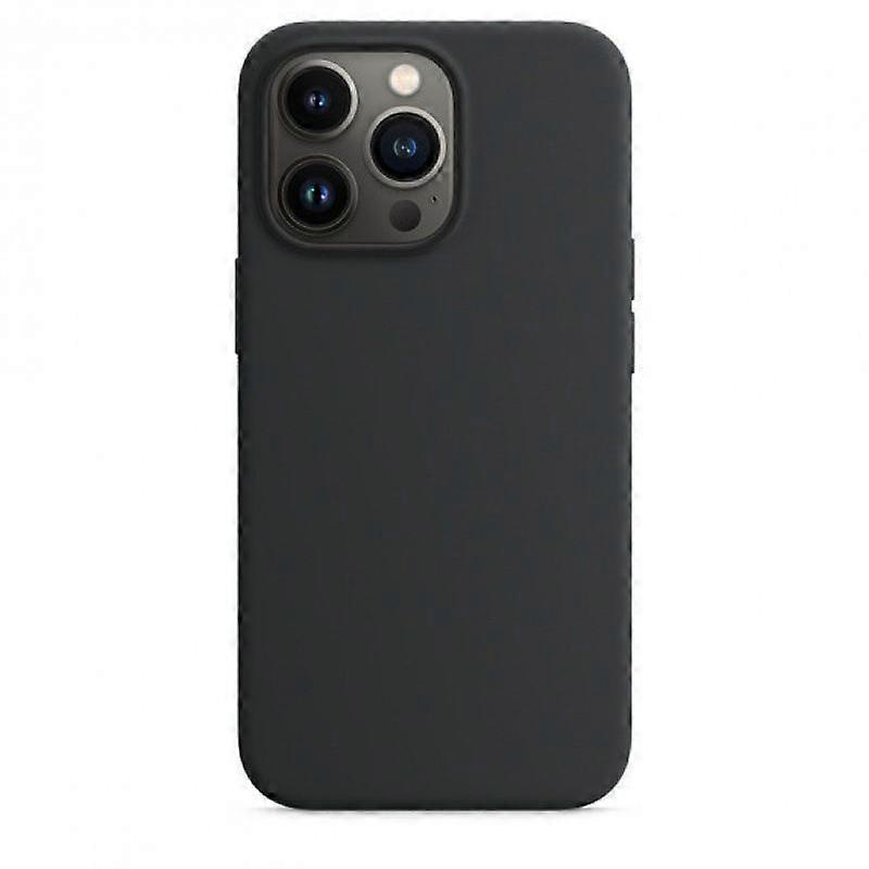 iPhone 13 pro matte black silicone phone case