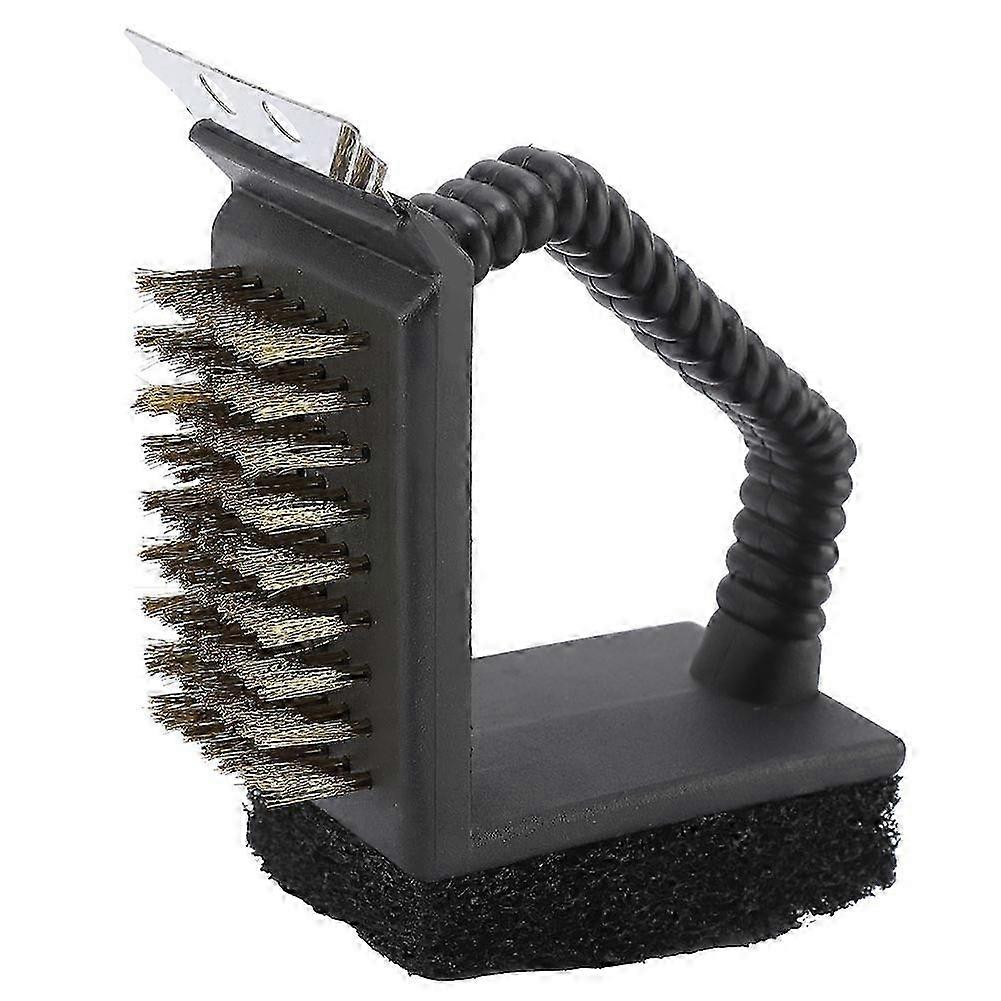 Multi functional 3 in 1 Durable Stainless Steel Barbecue Oven Cleansing Brush 2025