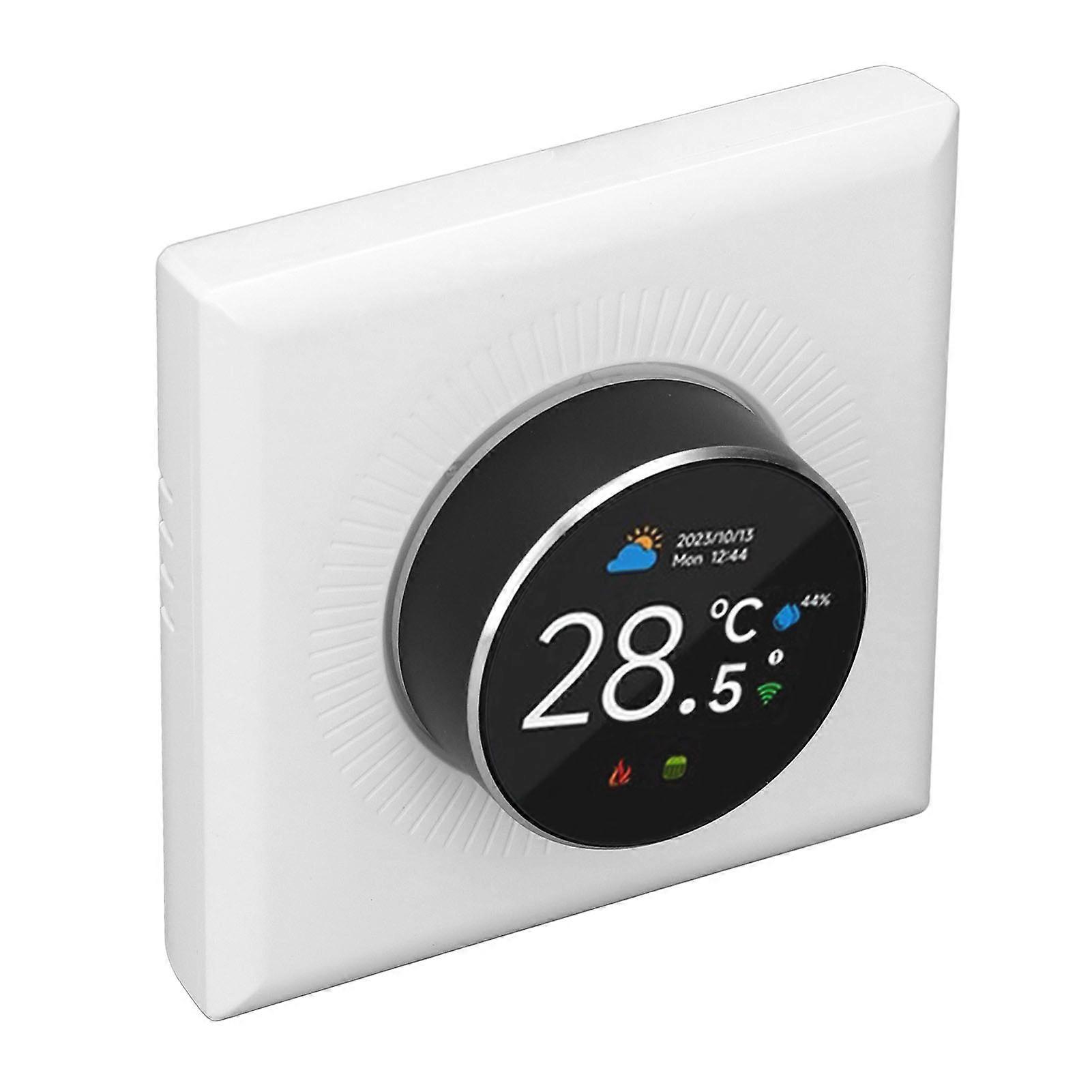 WiFi Smart Thermostat Weekly Programmable Temperature Controller for Electric Heating 16A Knob APP Voice Control 