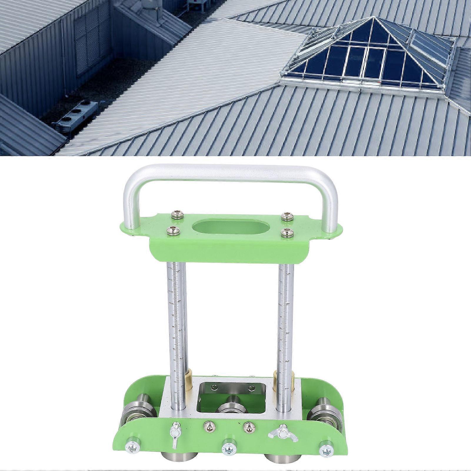 2 Station Sheet Metal Bender Lightweight Manual 0 to 90 Degree Metal Roofing Bending Tool for Kiosks Rain Guards 