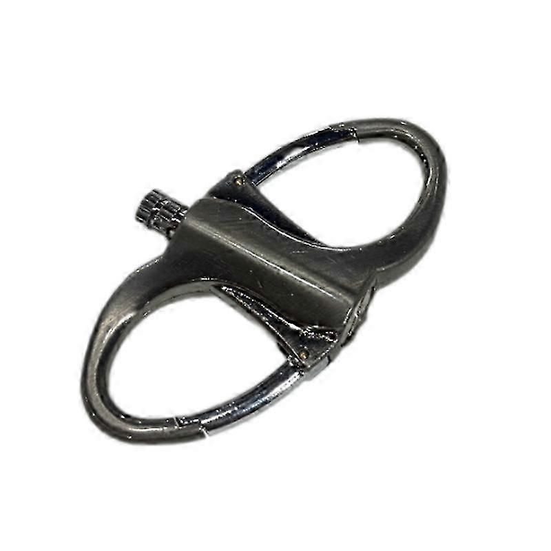 Refillable Metal Lighter with Keychain and Fire Starter Striker Tool