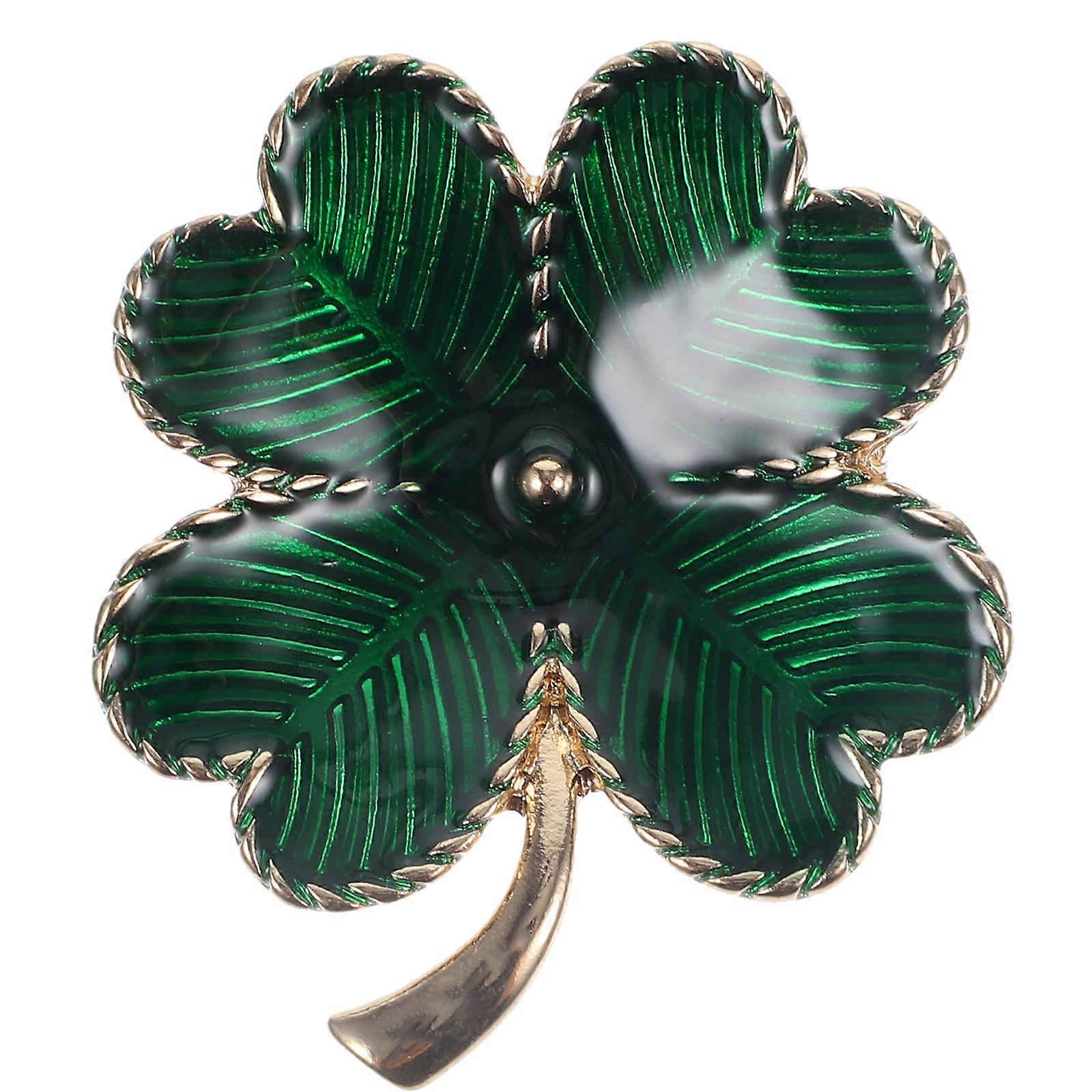 Multi Functional Brooch, Retro Shamrock Design for Fashionable Accents