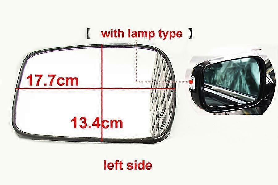 Για Honda Accord 8η γενιά 2008-2012 2.4 γυαλί φακών καθρεφτών καθρεφτών φακών εξαρτημάτων αυτοκινήτων με τη θέρμανση