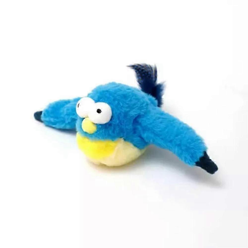 Electronic Interactive Flying Bird Cat Toy Hanging Pet Flapping Sparrow Flappy Perry Bird Cat Toy, Interactive Cat Toy