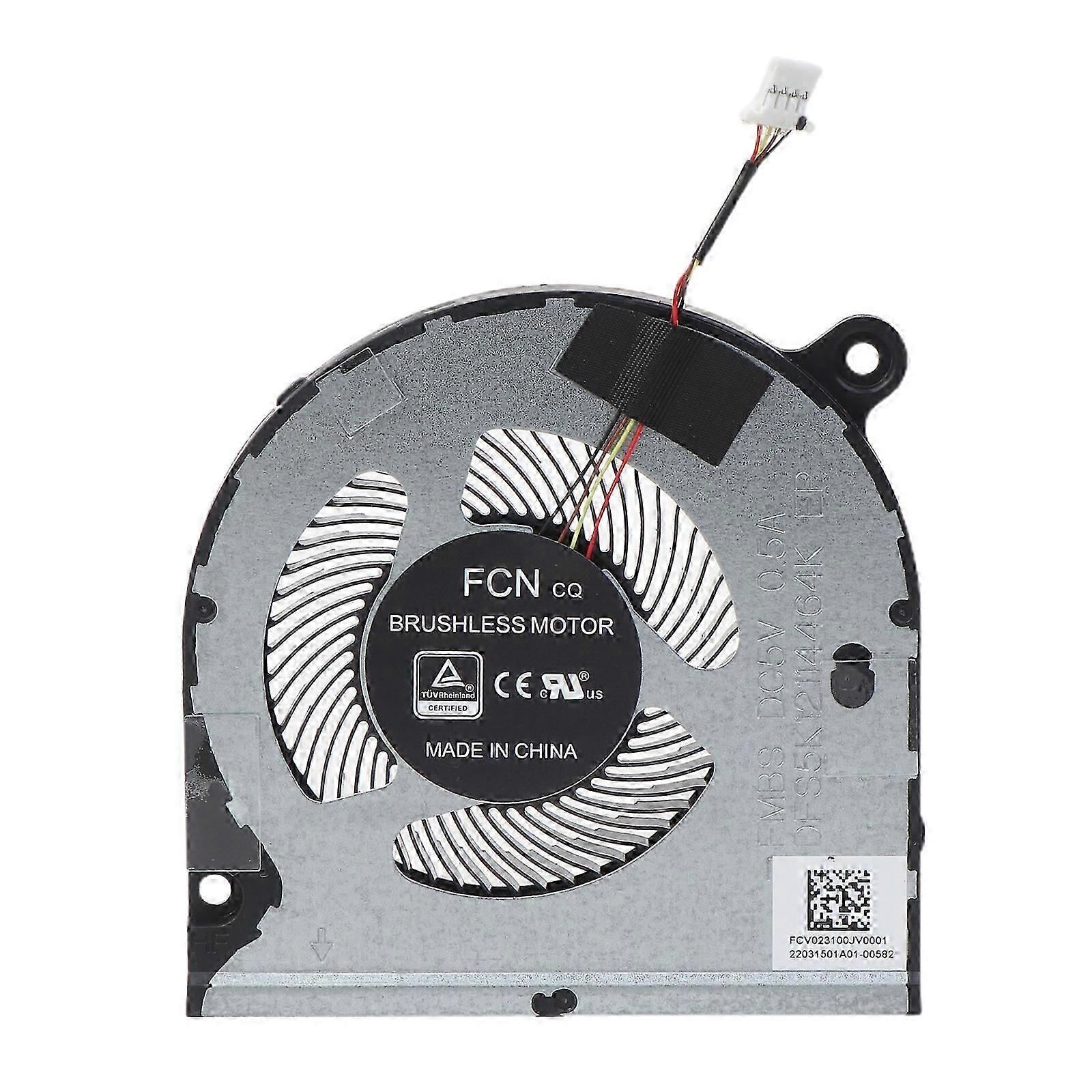 Laptop CPU Cooling Fan for Acer Spin5 SP513-41 DFS5K12114464K EP Spare Part [jkw]