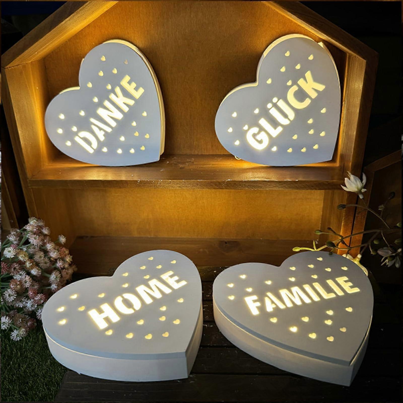 Silicone Moulds Casting Moulds Heart Pack of 5 for Plaster and Resin Crafts Easter and Mother's Day DIY Projects