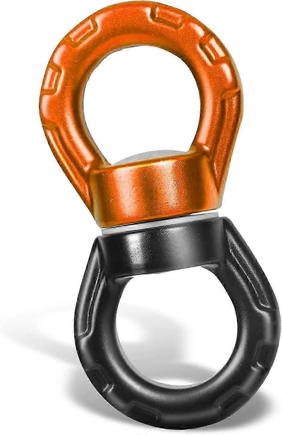 Swing Swivel - Orange/Black - 360 Rotational Device Hanging Accessory 30KN  hk