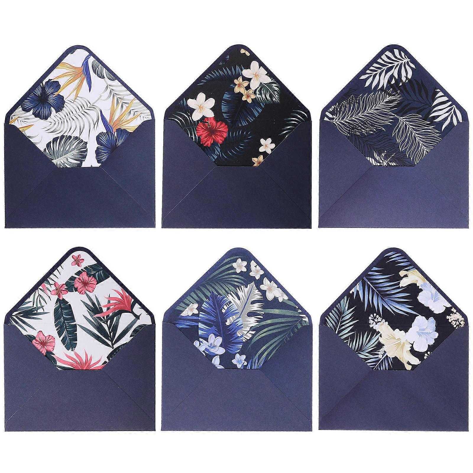 Card Envelopes Greeting Cards Invitation Cards Wedding Festival Birthday 17.50X12.50X0.20cm Card Containment 6Pcs