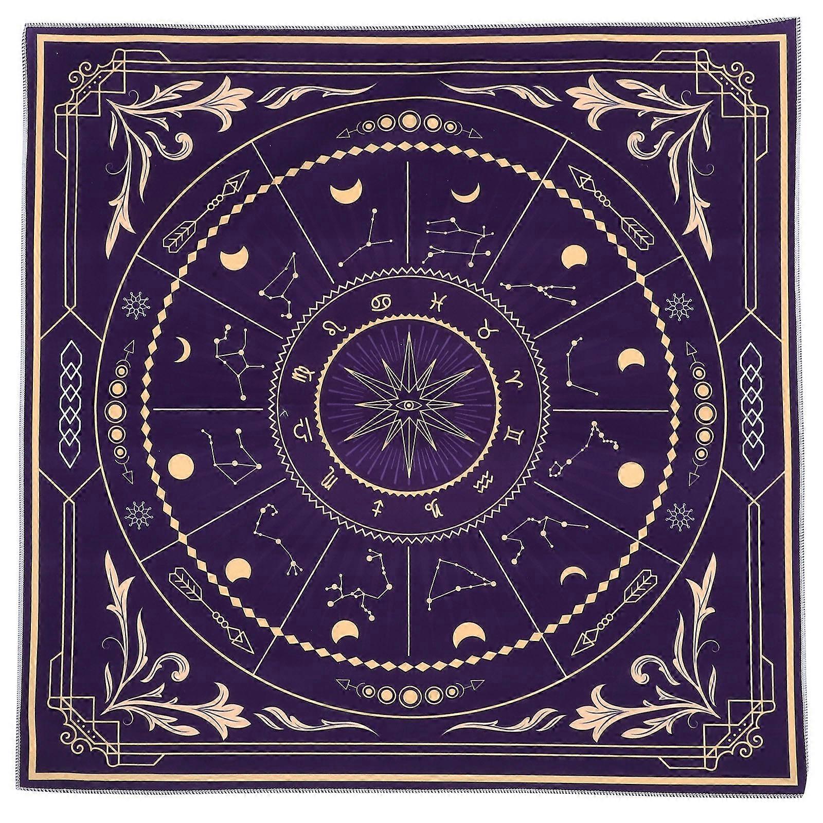 1pc Elegant Tarot Tablecloth for Divination Creative Desk Cloth
