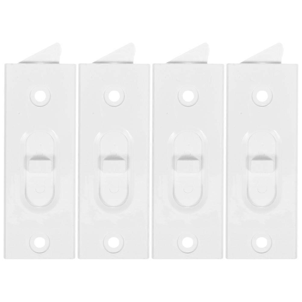 2 Pair Vertical Window Stopper Locks, American Style Hardware for Secure Sliding Windows, Enhanced Safety and Reliable Security with Effortless